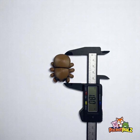 3D Printed Articulated Baby Spider Fidget Toy and Keychain - Picture 5 of 7